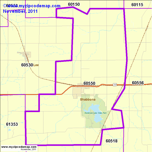 map of 60550