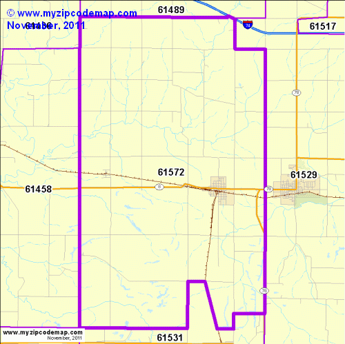 map of 61572