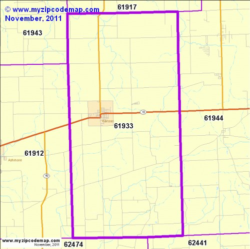 map of 61933