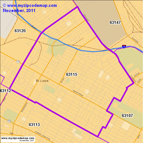 map of 63115