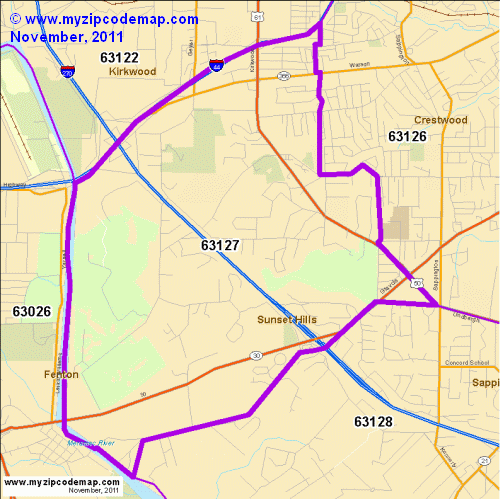 map of 63127