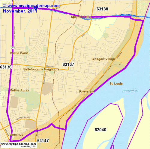 map of 63137