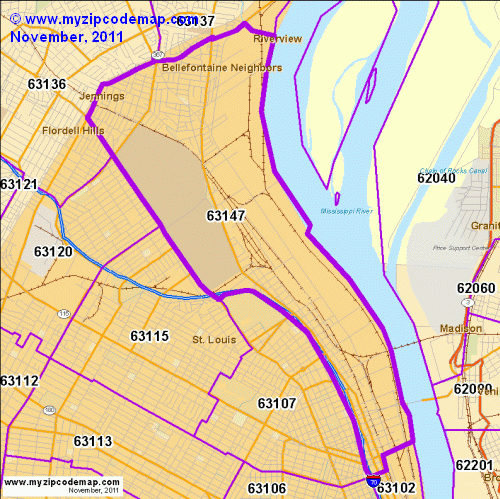 map of 63147