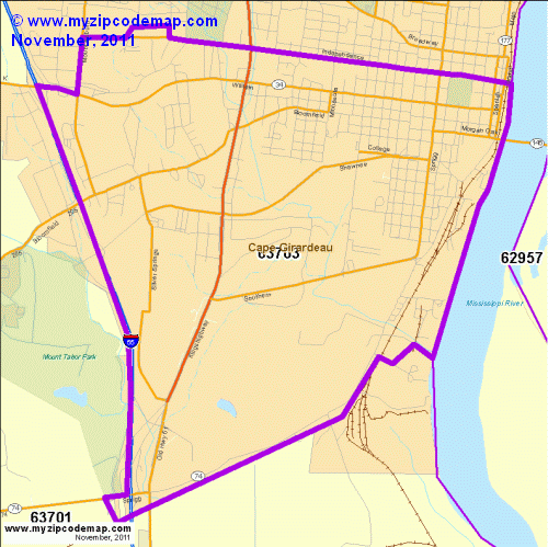 map of 63703