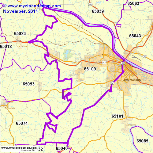 map of 65109