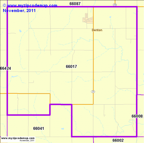 map of 66017
