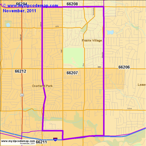 map of 66207