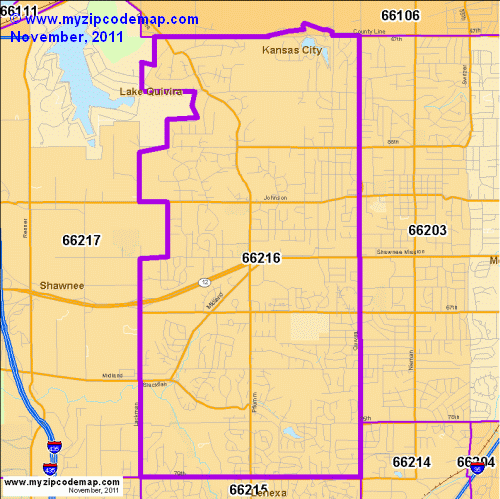 map of 66216
