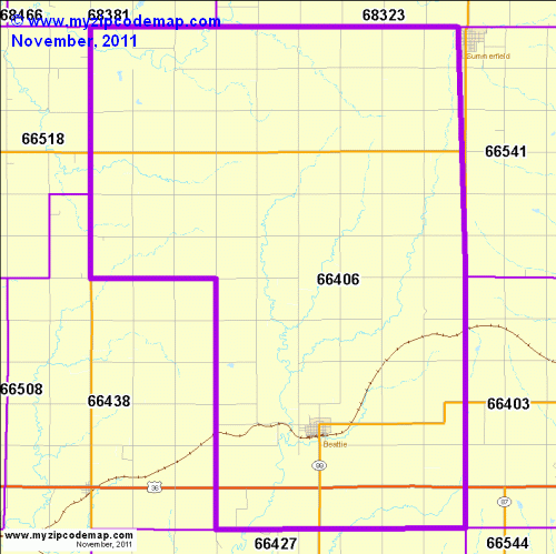 map of 66406