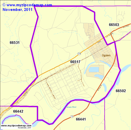 map of 66517