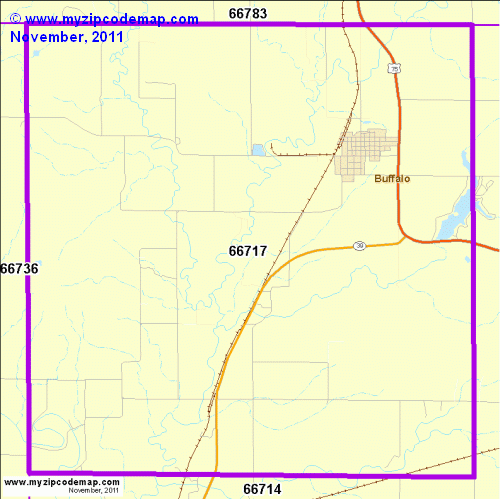 map of 66717