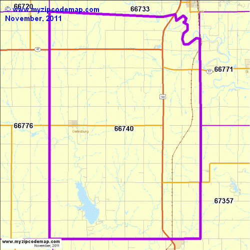 map of 66740