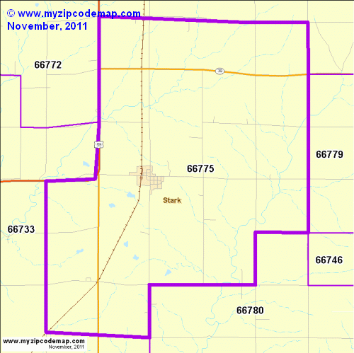 map of 66775