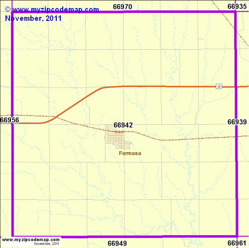 map of 66942