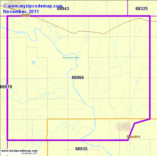 map of 66964
