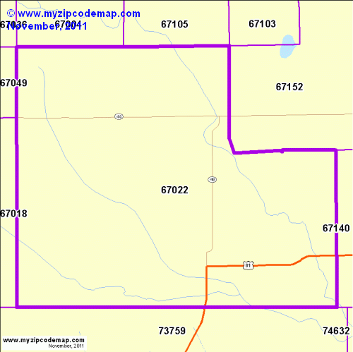 map of 67022