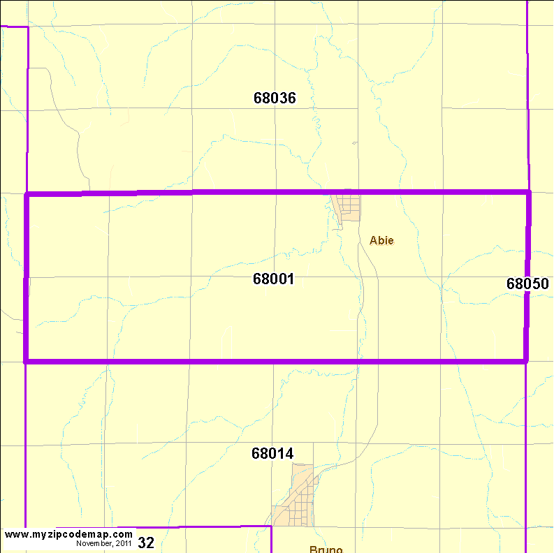 map of 68001
