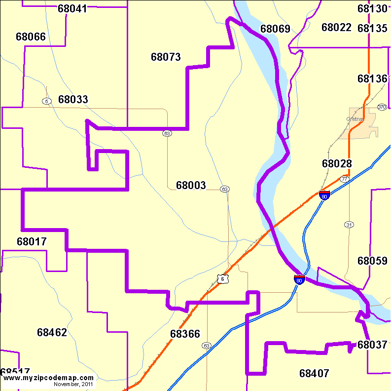 map of 68003