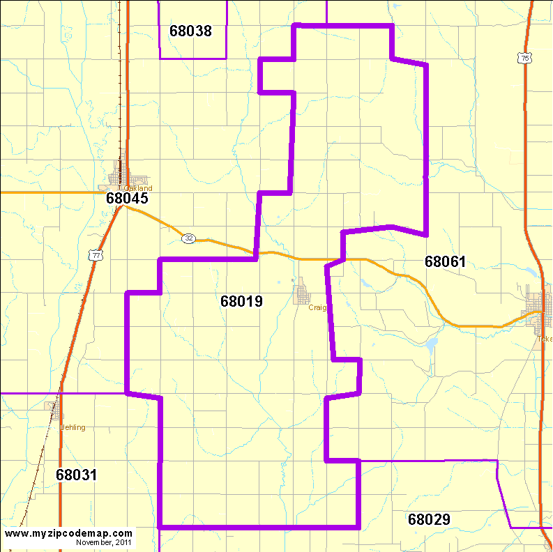 map of 68019