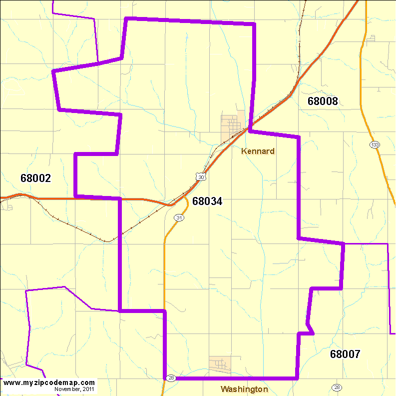 map of 68034