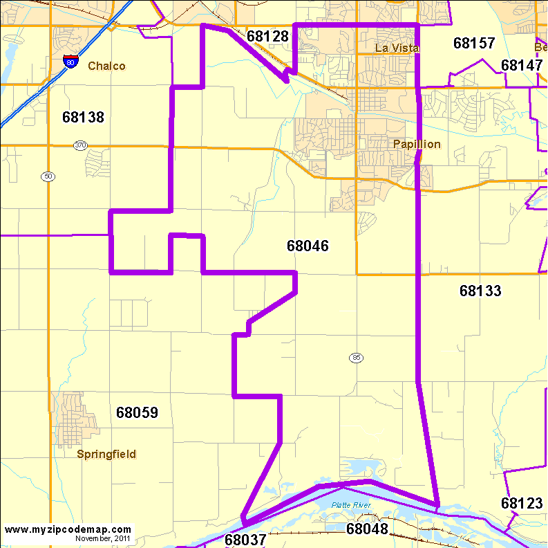 map of 68046