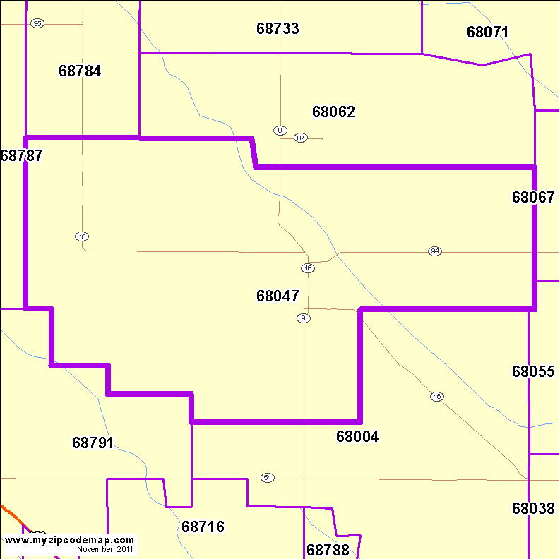 map of 68047