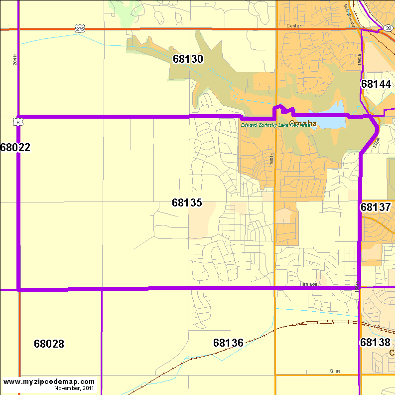map of 68135