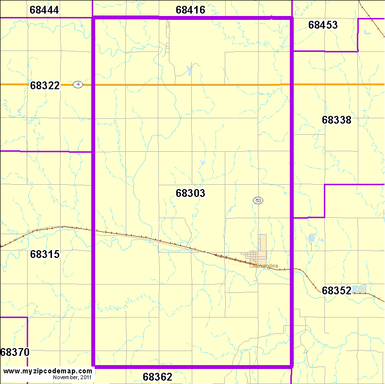 map of 68303