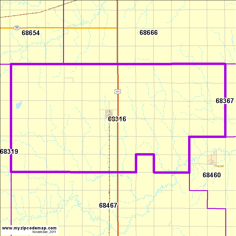 map of 68316