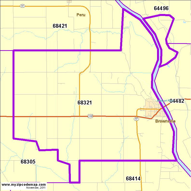 map of 68321