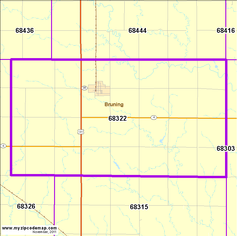 map of 68322