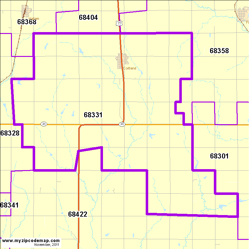 map of 68331
