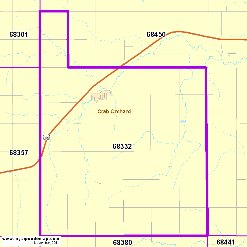 map of 68332