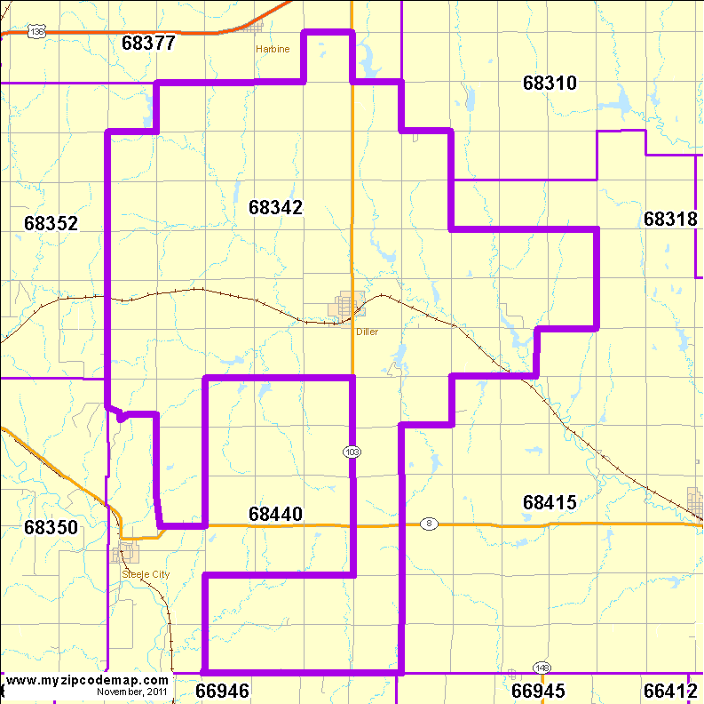 map of 68342