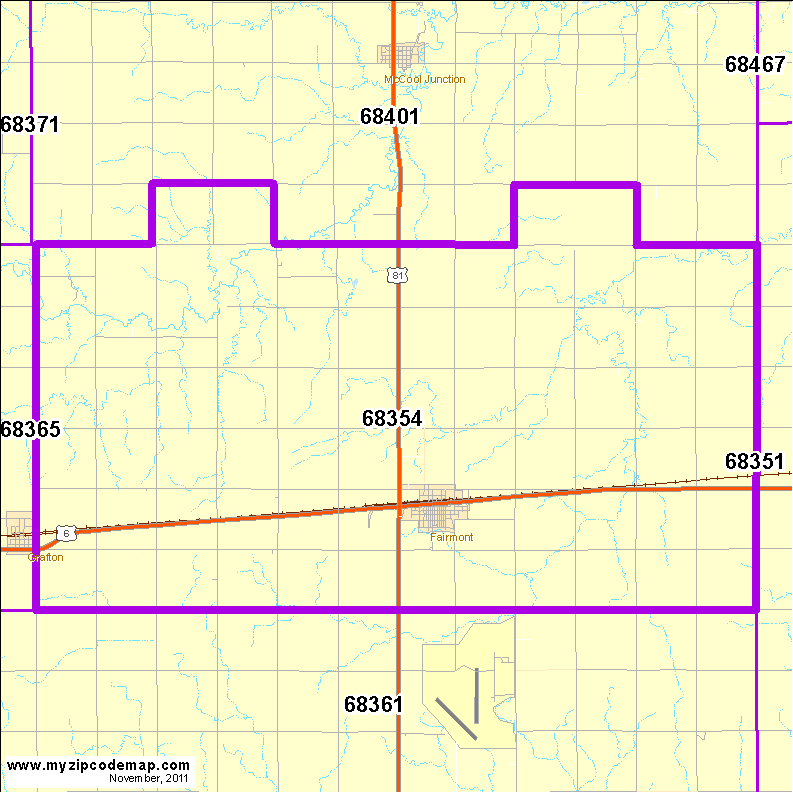 map of 68354
