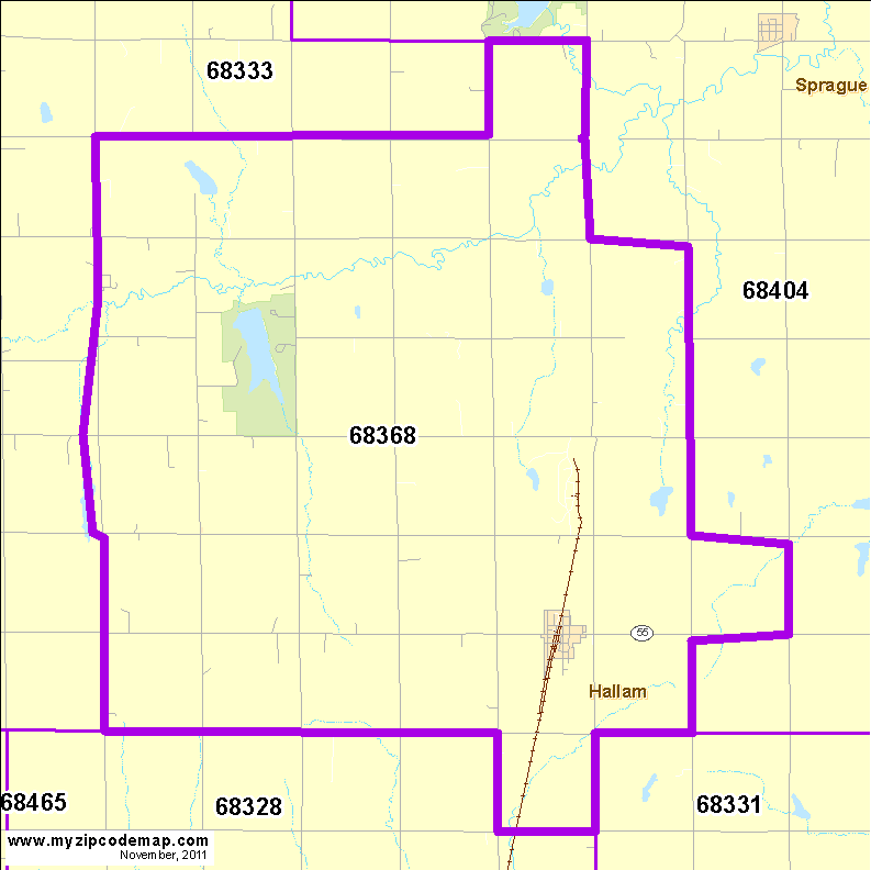 map of 68368