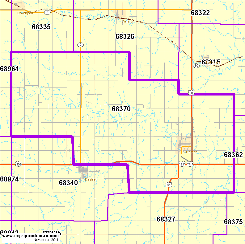 map of 68370