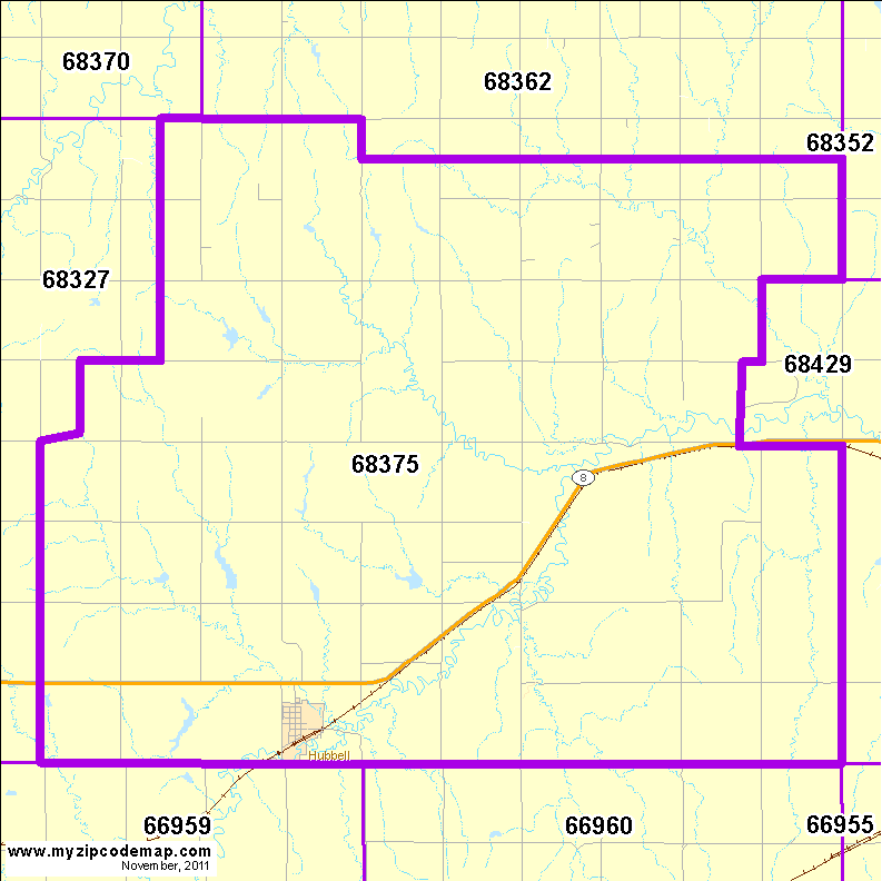 map of 68375
