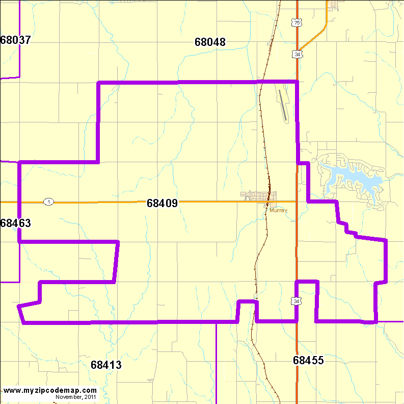 map of 68409