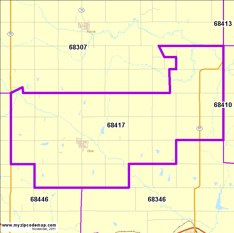 map of 68417