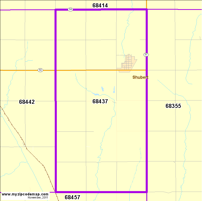 map of 68437