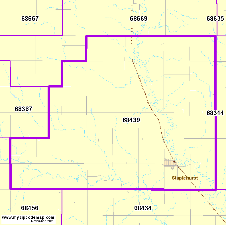 map of 68439