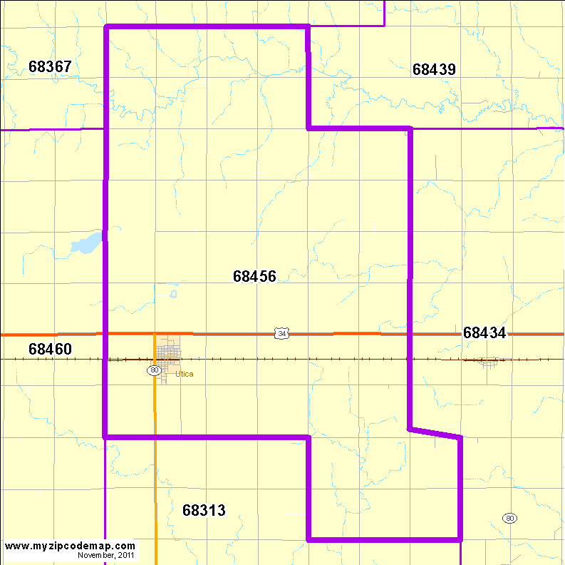 map of 68456
