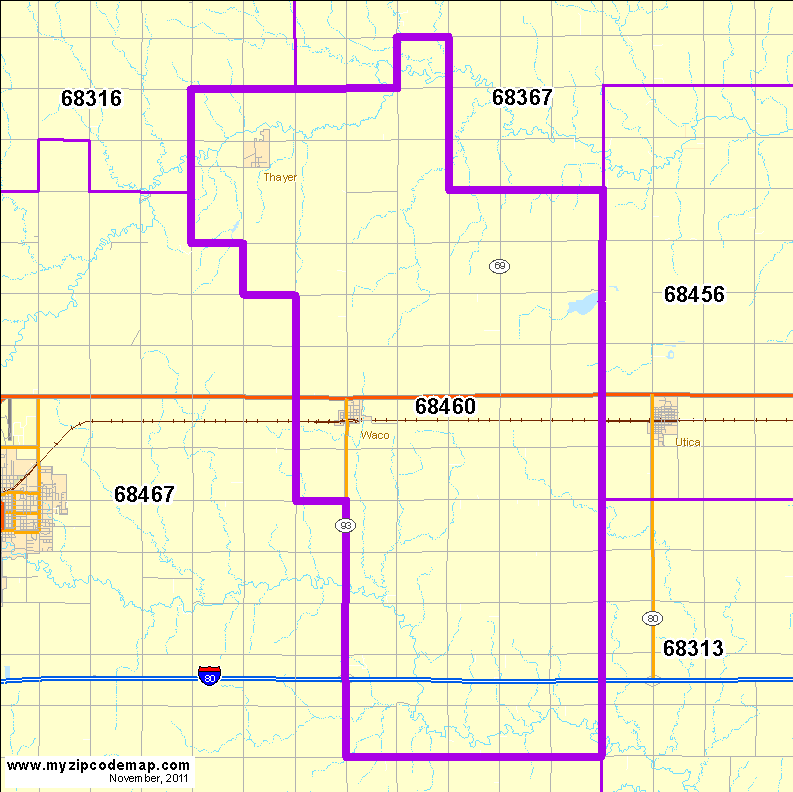 map of 68460