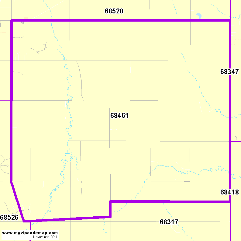 map of 68461