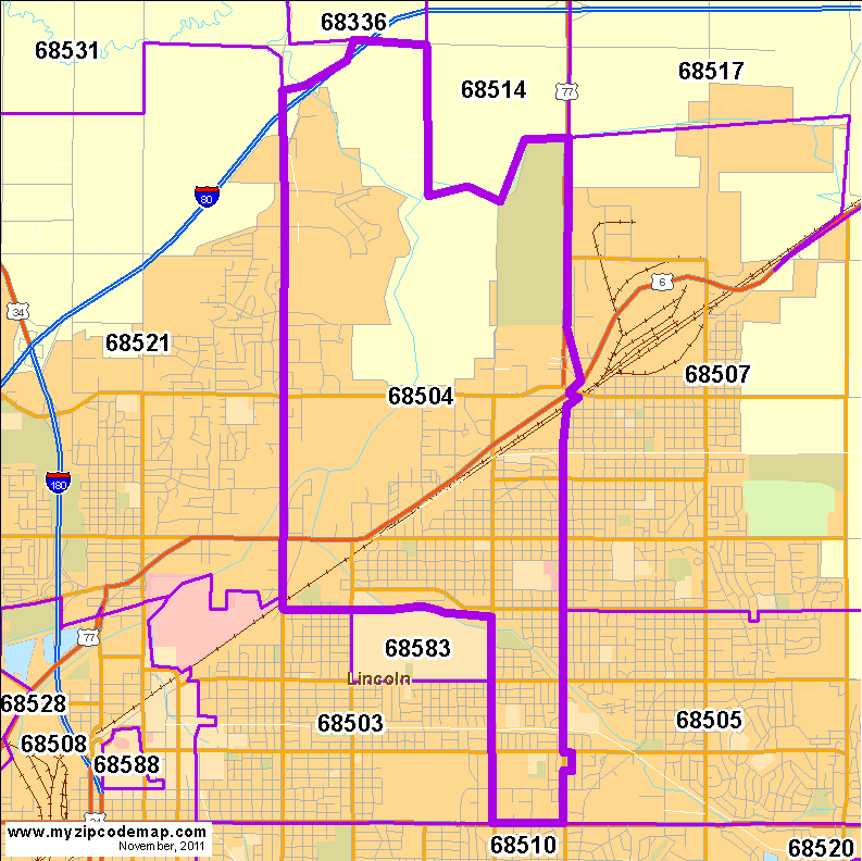 map of 68504