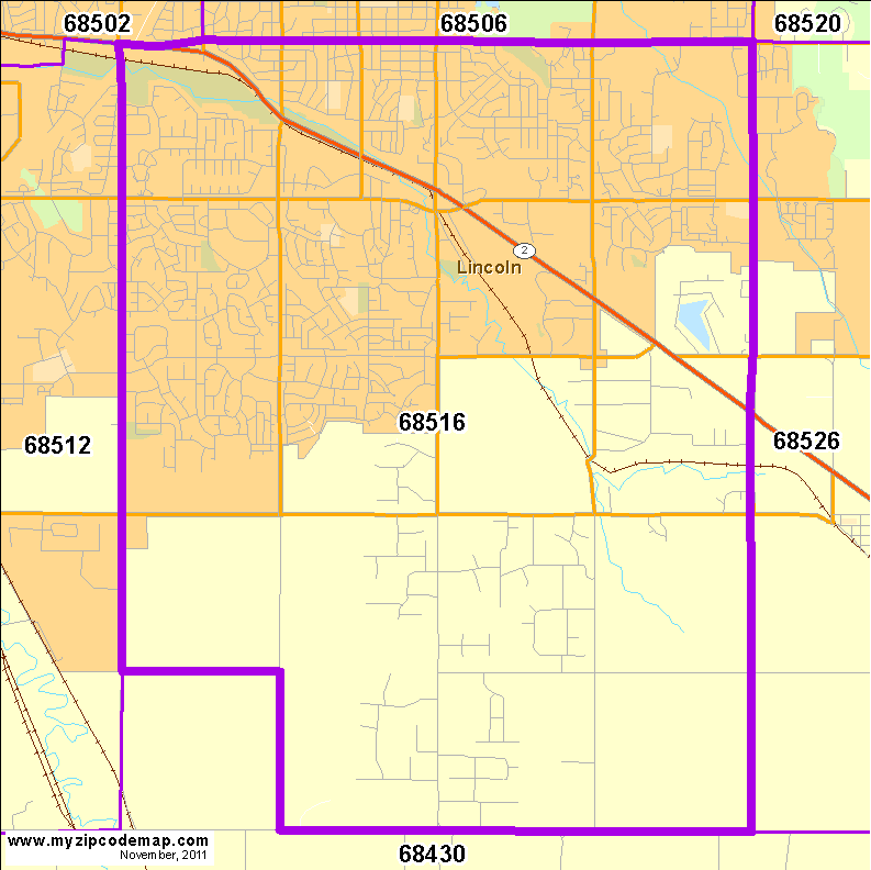 map of 68516
