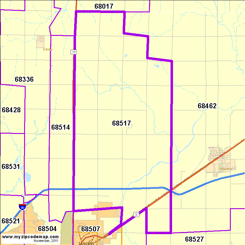 map of 68517