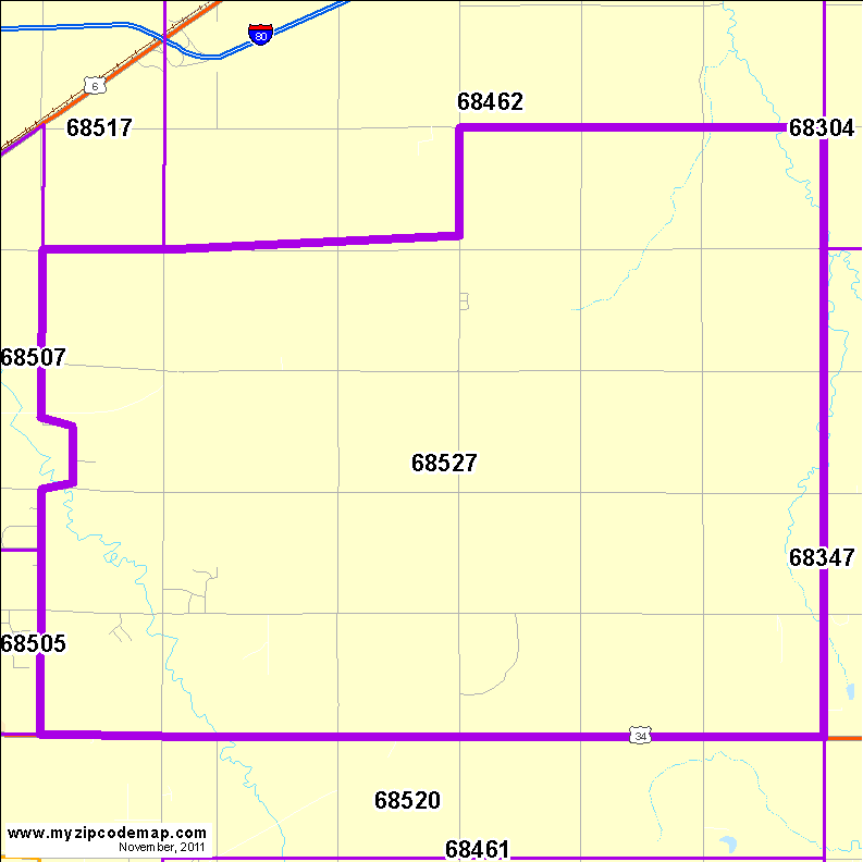 map of 68527