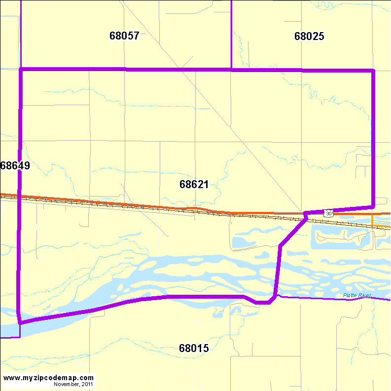 map of 68621